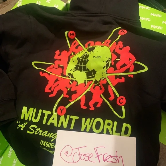 MAYC Mutant Ape Yacht Club MUTANT WORLD HOODIE (RARE) Sweatshirts & Hoodies
